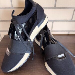 Balenciaga Leather Race Runner New Italian